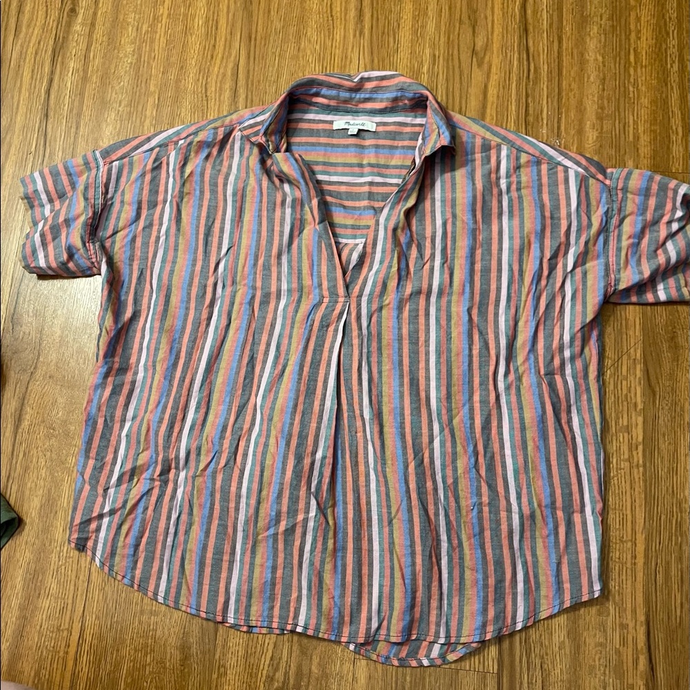 Madewell striped shirt size S
